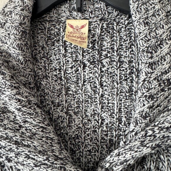 Faded Glory Knit Button Up Long Cardigan Size 2X - Picture 2 of 9